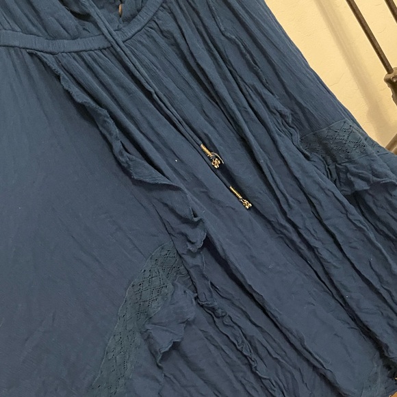 Free People Beach Bliss Maxi Dress Endless Indigo - Picture 3 of 7